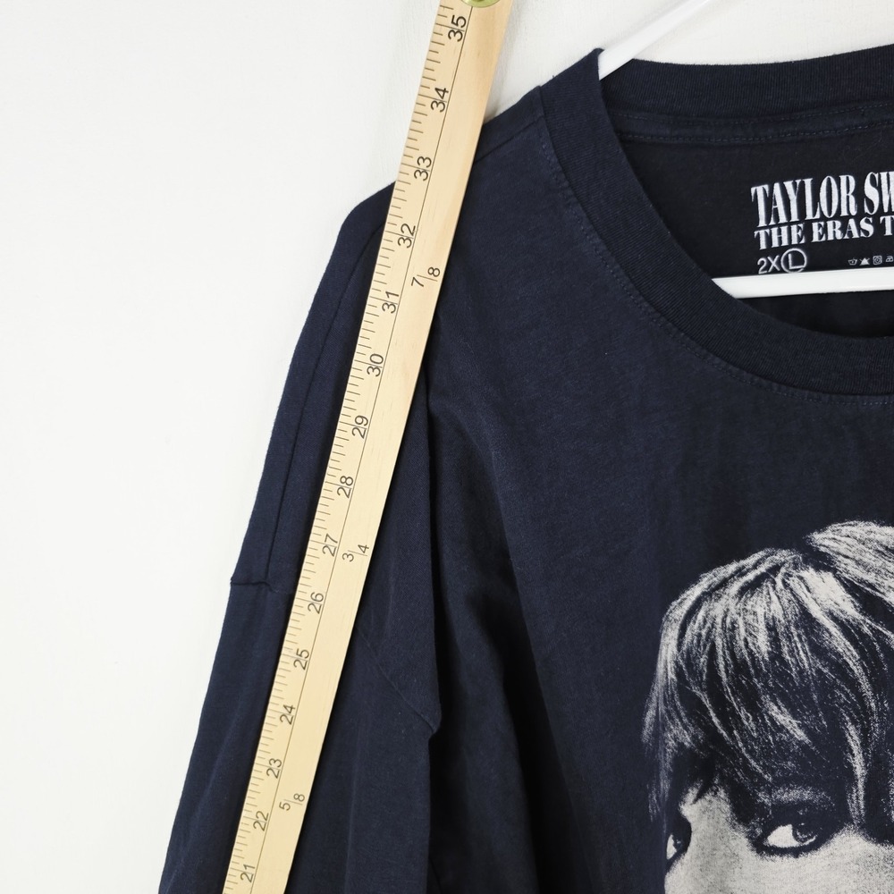 Taylor Swift The Eras Tour Official Long Sleeve Black T-Shirt Size 2XL - Picture 3 of 8